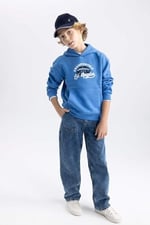 DeFacto Erkek Çocuk Regular Fit Kapüşonlu Sweatshirt