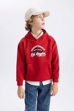 DeFacto Erkek Çocuk Regular Fit Kapüşonlu Sweatshirt