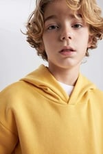 DeFacto Erkek Çocuk Regular Fit Kapüşonlu Sweatshirt