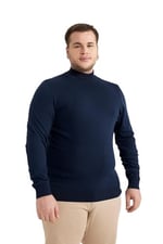 DeFacto Erkek Regular Fit Yarım Balıkçı Yaka Kazak