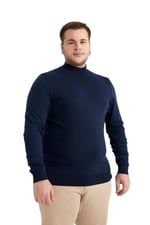 DeFacto Erkek Regular Fit Yarım Balıkçı Yaka Kazak