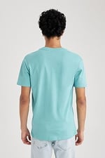 DeFacto Erkek Slim Fit Bisiklet Yaka Basic Tişört