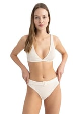 DeFacto Fall In Love Regular Fit Kemerli Bikini Altı T5231AZ23SM Kadın