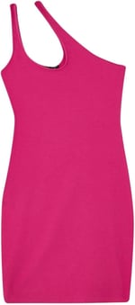 DeFacto Kadın Coool Bodycon Basic Tek Omuzlu Kaşkorse Mini Elbise
