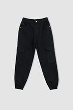 DeFacto Kadın Coool Kargo Jogger Gabardin Normal Bel Pantolon