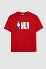 DeFacto Kadın Defacto Fit NBA Oversize Fit Kısa Kollu Tişört