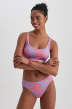 DeFacto Kadın DeFactoFit Desenli Bikini Alt