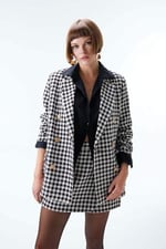 DeFacto Kadın Oversize Fit Tweed Blazer