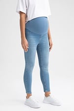 DeFacto Kadın Skinny Fit Uzun Hamile Pantolon