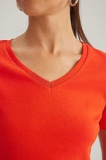 DeFacto Kadın Slim Fit Kısa Kollu Tişört