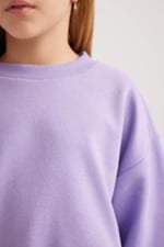 DeFacto Kız Çocuk Regular Fit Bisiklet Yaka Sweatshirt