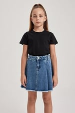 DeFacto, Kız Çocuk Regular Fit Kısa Kollu Tişört