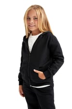 DeFacto Kız Çocuk Regular Fit Okula Dönüş Kapüşonlu Hırka - Seçenekler: 4/5 Y, 5/6 Y, 6/7 Y, 7/8 Y, 8/9 Y, 9/10 Y, 10/11 Y, 11/12 Y...