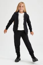 DeFacto Kız Çocuk Regular Fit Okula Dönüş Kapüşonlu Hırka - Seçenekler: 4/5 Y, 5/6 Y, 6/7 Y, 7/8 Y, 8/9 Y, 9/10 Y, 10/11 Y, 11/12 Y...