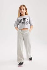DeFacto Kız Çocuk Wide Leg Pantolon