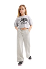 DeFacto Kız Çocuk Wide Leg Pantolon