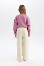 DeFacto Kız Çocuk Wide Leg Pantolon