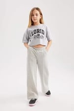 DeFacto Kız Çocuk Wide Leg Pantolon