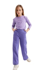 DeFacto Kız Çocuk Wide Leg Pantolon