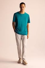 DeFacto M7666AZ Regular Fit Bisiklet Yaka Basic Kısa Kollu Tişört Erkek