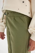 DeFacto Siyah Wide Leg Geniş Bol Paça Beli Lastikli Basic Düz Eşofman Altı Kız Çocuk