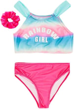 Degrade baskılı kız çocuk bikini takım DEGRADE 4-5 Yaş