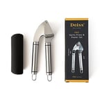 Deiss PRO Elma Dilimleme & tart Seti - Kesici, Wedger, Bölücü - Ergonomik Kaymaz ve Kulp Keskin Paslanmaz Çelik Bıçaklar - Dayanıklı Yapı - Bulaşık makinesi Güvenli