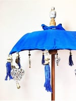 Dekoratif Bali Şemsiyesi 90 cm Mavi