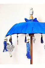Dekoratif Bali Şemsiyesi 90 cm Mavi