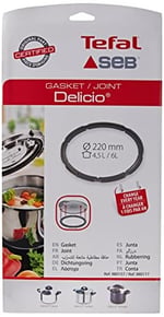 Delicio paslanmaz çelik düdüklü tencere için conta 4,5l-6l-7,5l çap 220mm - 980157