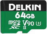 Delkin Devices 32 GB Power microSDHC UHS-II (U3/V90). 64GB