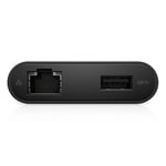 Dell 470-ABRY DA200 Adaptör (USB-C-HDMI/VGA/Ethernet/USB 3.0)