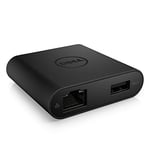 Dell 470-ABRY DA200 Adaptör (USB-C-HDMI/VGA/Ethernet/USB 3.0)