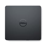 Dell Slim DW316 - Sürücü - DVD+-RW (+-R DL) DVD-RAM - 8x8x5x - USB2.0 - Harici - Inspiron 14 54XX, 15 55XX, 17 5758, OptiPlex 3020, 9020, Vostro 15 3558, XPS 13 için (784-B BBI), siyah