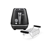 De'Longhi 2-düz-ekmek kızartma makinesi Siyah CTI 2103.BK