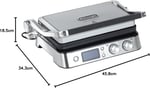 De'Longhi CGH1020D Tost Makinesi, Multigrill Izgara Özellikli, 2000W, ‎45.8 x 34.3 x 18.5 cm, Paslanmaz Çelik