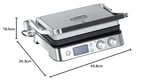 De'Longhi CGH1020D Tost Makinesi, Multigrill Izgara Özellikli, 2000W, ‎45.8 x 34.3 x 18.5 cm, Paslanmaz Çelik