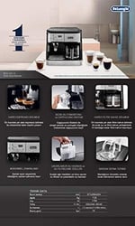 De'Longhi Combi Espresso ve Filtre Kahve Makinesi BCO431.S