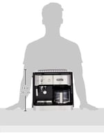 De'Longhi COMBI KAHVE MAK BCO421.S, Gümüş/Siyah
