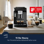 De'Longhi ECAM 290 21 B 21 Magnifica Evo Kahve Makinesi, Siyah