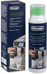 De'Longhi Original Eco MultiClean DLSC550 süt sistemini temizlemek için tam otomatik kahve makineleri için temizleme maddesi, dış yüzeyler ve kahve makinesinin tüm çıkarılabilir parçaları için de etki