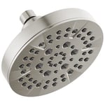 Delta -5-Sprey Fırçalanmış Nikel Duş Başlığı, Delta Duş Başlığı Fırçalanmış Nikel, Duş Başlıkları, 1,75 GPM Akış Hızı, Paslanmaz 52535-SS