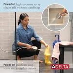 Delta Faucet ProClean Fırçalı Nikel Duş Başlığı, Elde Taşınabilir, Yüksek Basınçlı Püskürtmeli Duş Başlığı, El Duş Başlığı, 6 Püskürtme Ayarı, SpotShield Fırçalanmış Nikel 75740SN