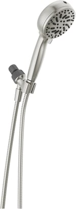 Delta Faucet ProClean Fırçalı Nikel Duş Başlığı, Elde Taşınabilir, Yüksek Basınçlı Püskürtmeli Duş Başlığı, El Duş Başlığı, 6 Püskürtme Ayarı, SpotShield Fırçalanmış Nikel 75740SN