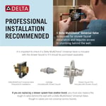 Delta Faucet R10000-UNBX MultiChoice Evrensel Küvet ve Duş Vanası Gövdesi, Küvet Bataryası Trim Kitleri için, Siyah