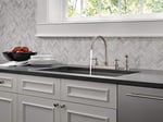 Delta Faucet Windemere 2 Kulplu Evye Bataryası Yan Püskürtücülü Uyumlu Yüzey, Paslanmaz 21996LF-SS, 5