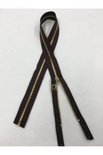 Demir Diş Mont Hırka Yelek Fermuarı 70 Cm Kahve, mk70