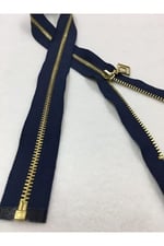 Demir Diş Mont Hırka Yelek Fermuarı 80 Cm Lacivert No:5, mk129