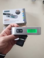 DEMİRTAŞ Dijital Işıklı Elektronik Askılı El Bagaj Tartısı Bavul Kantarı El Tartısı El Terazisi Bavul terazisi