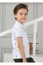 DEMOİSELLE ERKEK ÇOCUK POLO YAKA T-SHİRT -BEYAZ 8-9 Yaş
